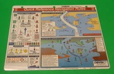 DAVIS NAVIGATION RULES QUICK REFERENCE CARD 2001 6th Edition