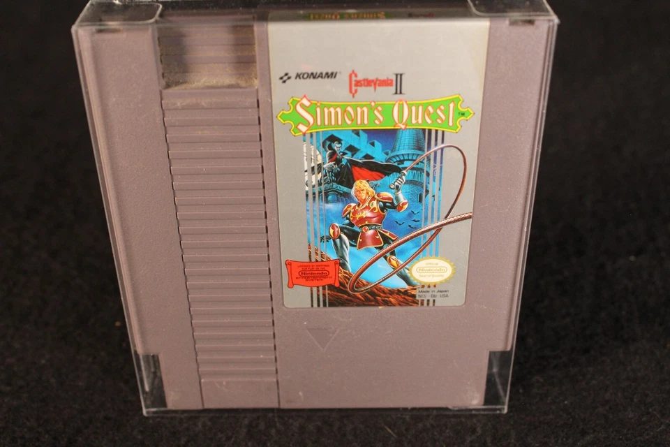 Nintendo Castlevania II Simon's Quest NES vintage 2 original game cartridge 1988 - Image 3 of 4
