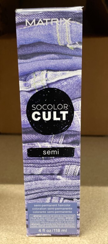 Cult Semi Permanent Hair Color, Stonewashed Denim 4 Fl Oz
