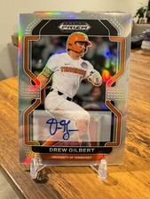 2022 Panini Prizm Draft Picks DREW GILBERT Silver Prospect AUTO RC Mets 🔥📈