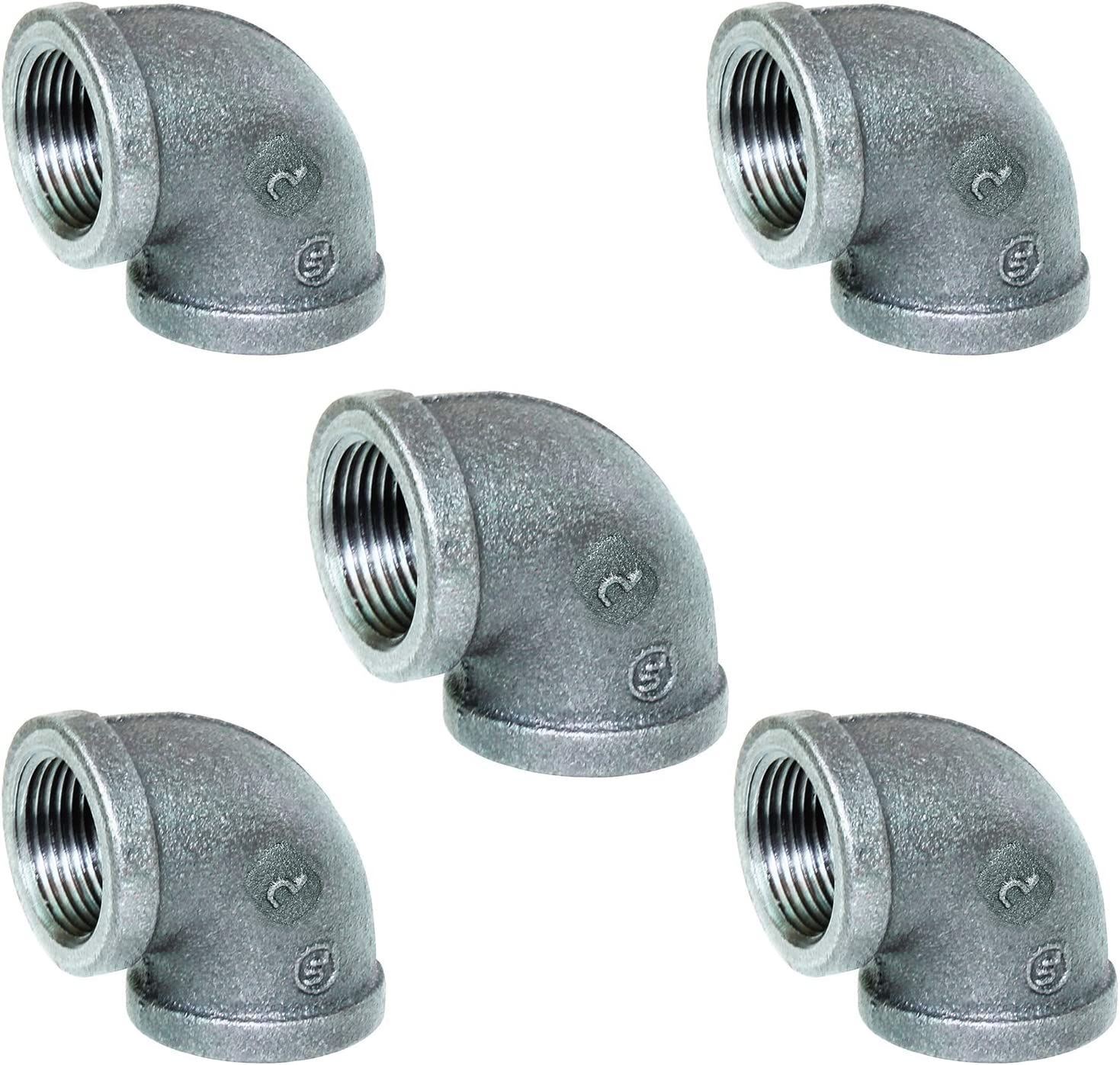300LB XH Malleable Iron 1-1/2" FIP Elbow Galvanized 90 Degree Elbow Pipe Fitting