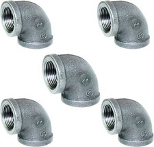 300LB XH Malleable Iron 1-1/2" FIP Elbow Galvanized 90 Degree Elbow Pipe Fitting