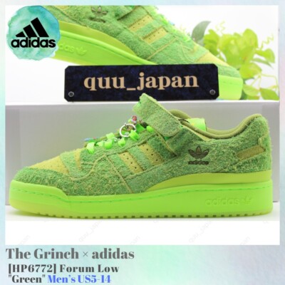 The Grinch × adidas Forum Low Green HP6772 Men's US5-14 NEW