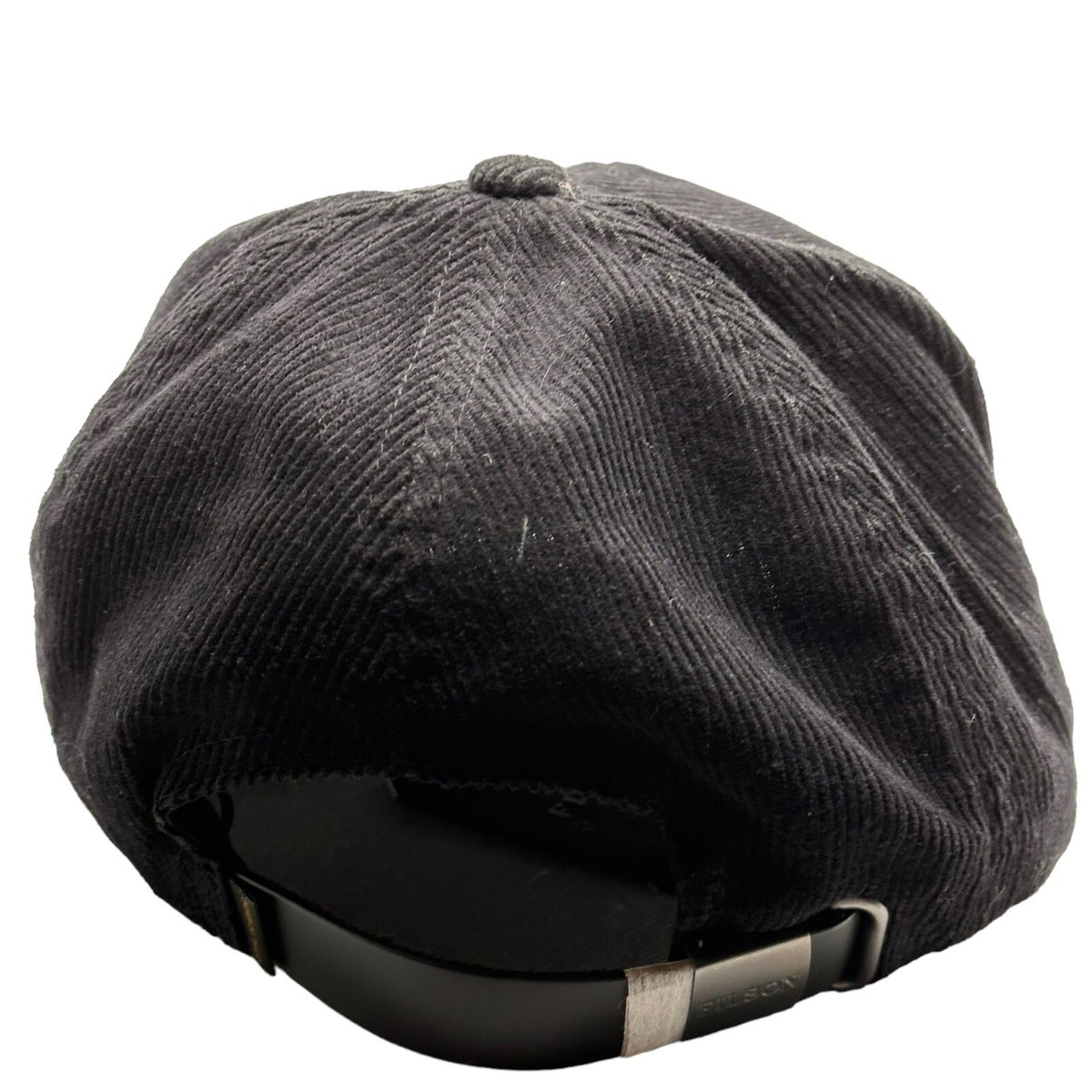 Filson SnapBack Hat Corduroy Rope Forester Captain Cap Black