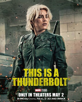 2025 Thunderbolts Movie Poster 11X17 Florence Pugh Marvel