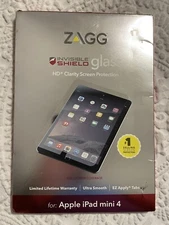 ZAGG Invisible Shield Tempered Glass Screen Protector Made for Apple iPad Mini 4