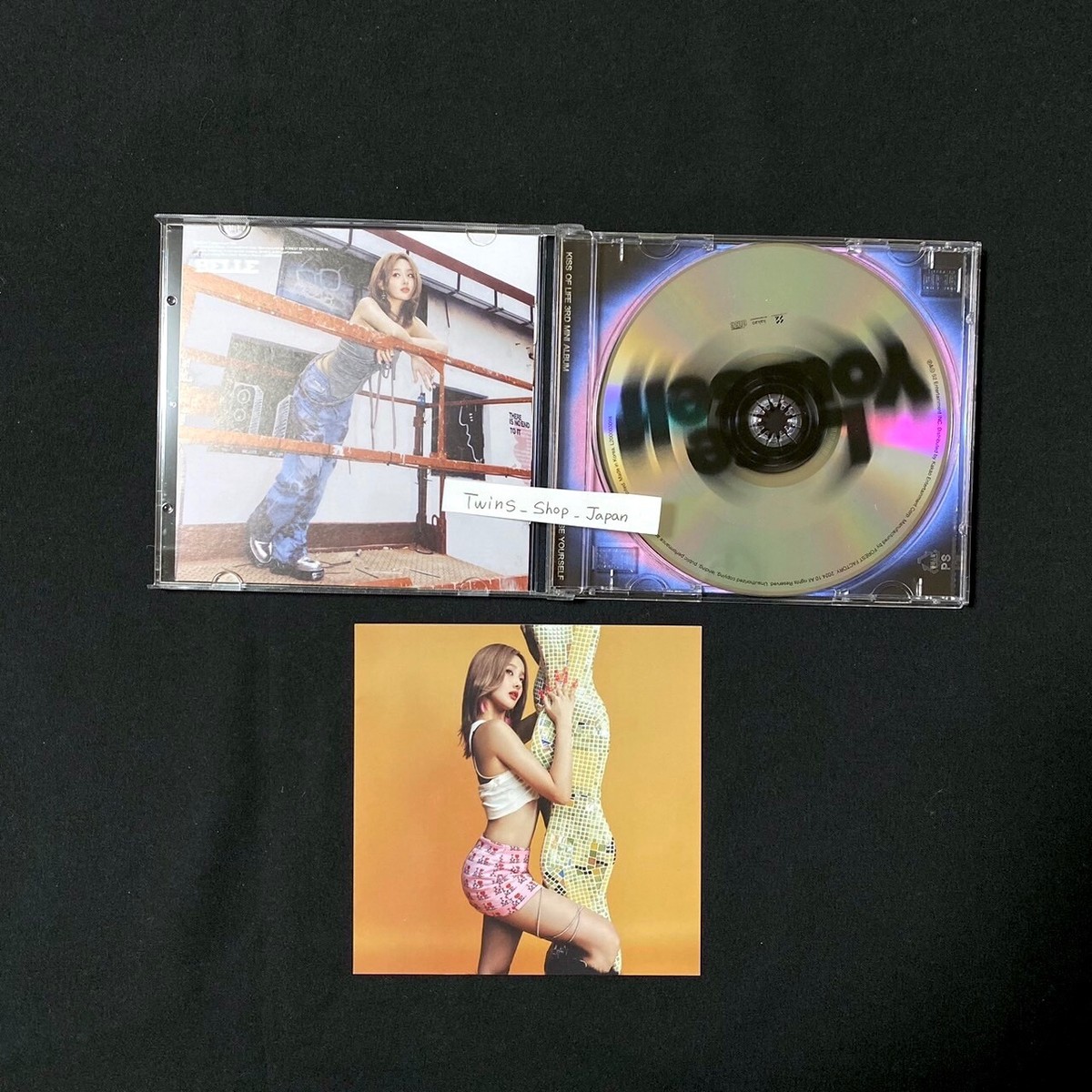 kiss of life autographed signed 1st Single album LOSE kiss of life autographed signed 1st Single album LOSE