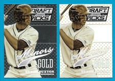 BYRON BUXTON Lot of (2) 2013 Prizm Draft Minors Gold Base Refractor Rookie Cards