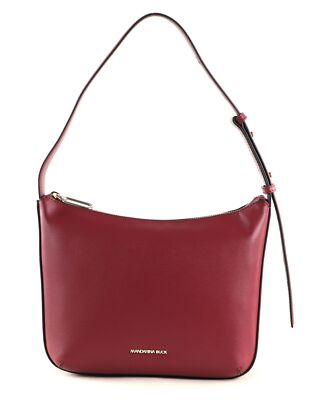 MANDARINA DUCK Luna Hobo Small Schultertasche Tasche Rhubarb dunkelrot Neu