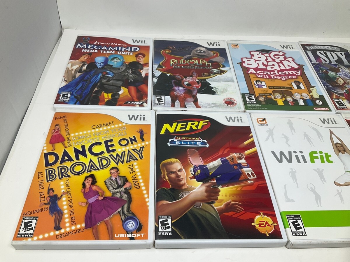 Nintendo Wii Game Lot Set – Bundle of 10 Action, Sports, and