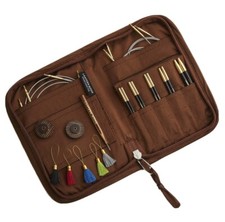 Lantern Moon Heritage 4" Ebony Interchangeable Knitting Needle Set with Silk