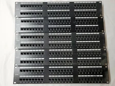 Tuff Jacks Cat5e 48 Port Patch Panel 19" Rack Mount FREE Same Day Shipping