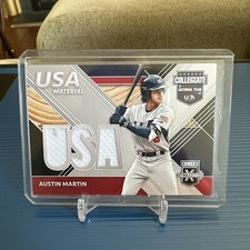 Austin Martin 2020 Panini - Elite Extra Edition USA MATERIAL Card #USAM-AM
