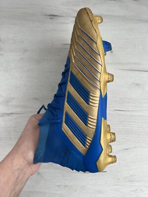 Adidas Predator 19.1 FG Gold Metallic Professional Football Cleats