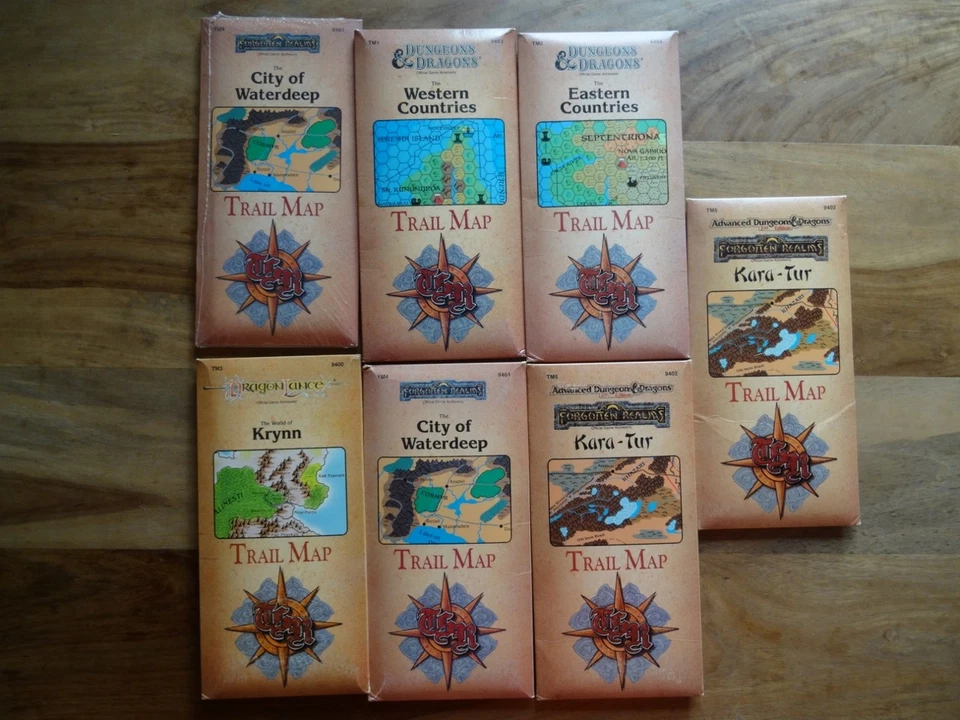 Trail Map - NEW SEALED & still in SHRINK WRAP and used good to very good (D&D) - Bild 1 von 1