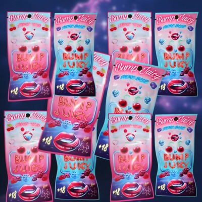 BUMP JUICY  More Red & More Blue! (200mg Of Caffeine Per Vial)×5 + DONATION