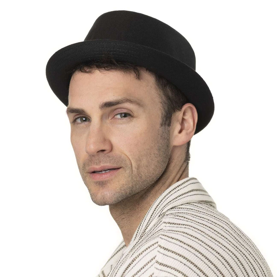 LIERYS Panno Wool Pork Pie Hut Wollhut Filzhut Wollfilzhut Fedora Clubhut - Bild 2 von 2