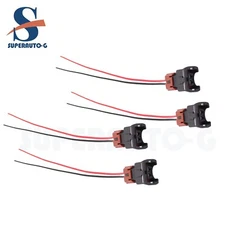 4 x Fuel Injector Connector Plug Pigtail for Nissan 240SX XE SE 1989 1990 2.4L 