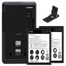 2x 3300mAh Superior Quality Battery Quick Charger Bracket for Sonim XP5 XP5700