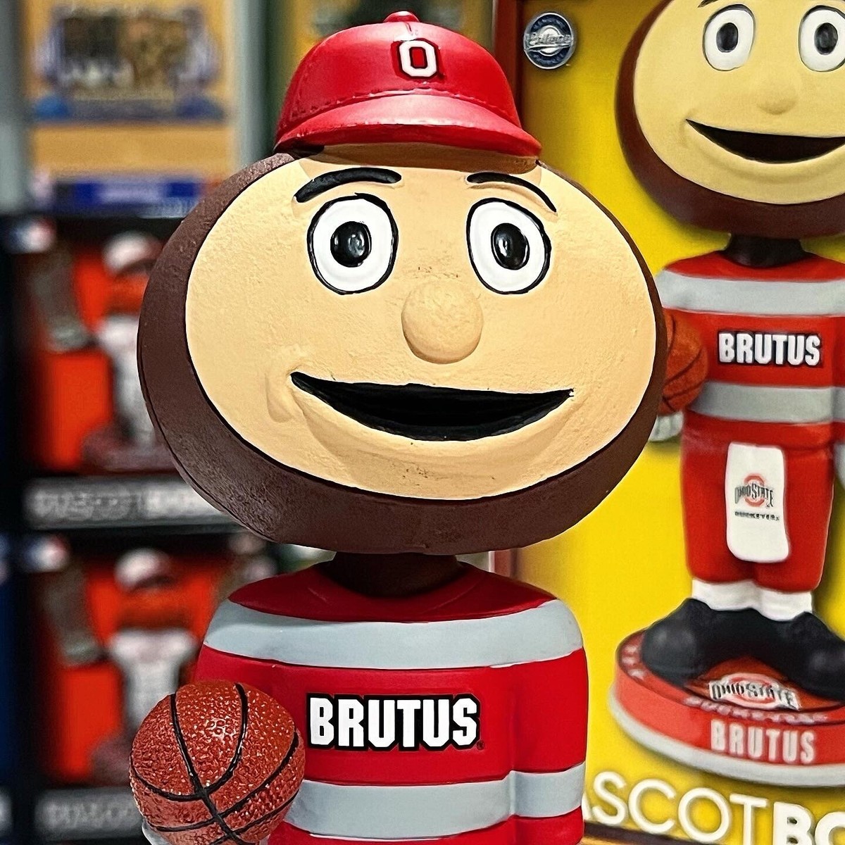 【BOBBLE HEAD】BUCKEYES BRUTUS BRUTUS the BUCKEYE Ohio State Buckeyes Basketball