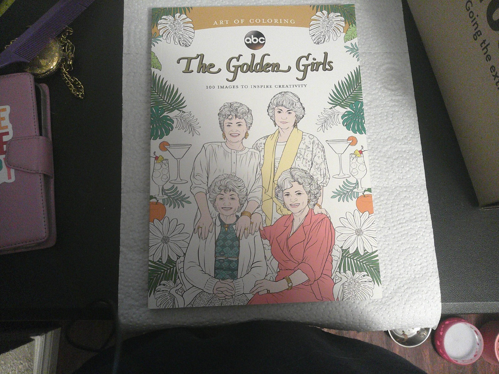 Golden Girls Coloring Book with 100 Nostalgic Illustrations