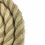 28mm Synthetic Polyhemp Wormed Bannister Rope 12 FT c/w 4 Black ...