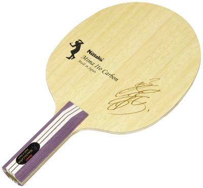 Nittaku Table Tennis Racket Mima Ito Shake Hand Carbon straight (ST)