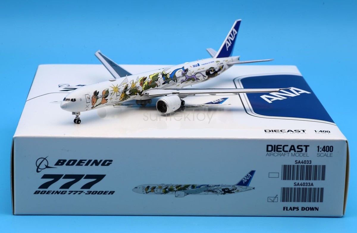 1:400 Scale JC Wings ANA Boeing B777-300ER Diecast Aircraft Jet