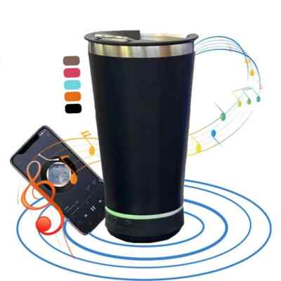 Trinkflasche Smart Speaker Musik Schwarz oder Weiß - Smart Speaker Bottle Bluetooth