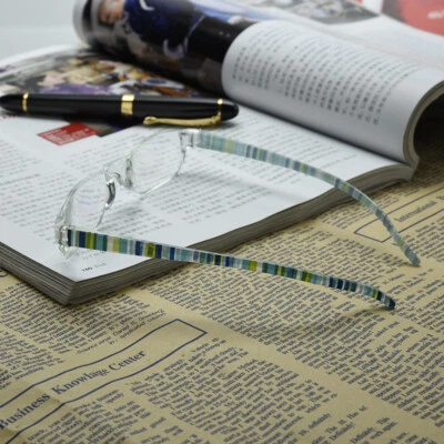 MARKENLOS Mode Lesebrille Augen Brille Lesehilfe Sehhilfe Randlos-+15/+2/+25/+3/+35 gut-