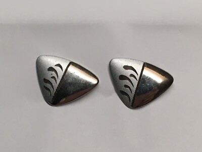 Signed JML Sterling Cufflinks Etched