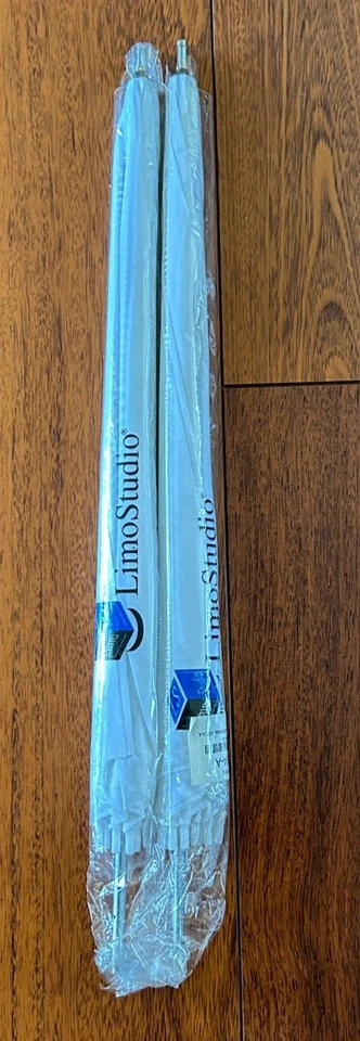 Limostudio 2 x 33'' Diameter Studio Light White Umbrellas Light Diffuser New - Image 4 of 4