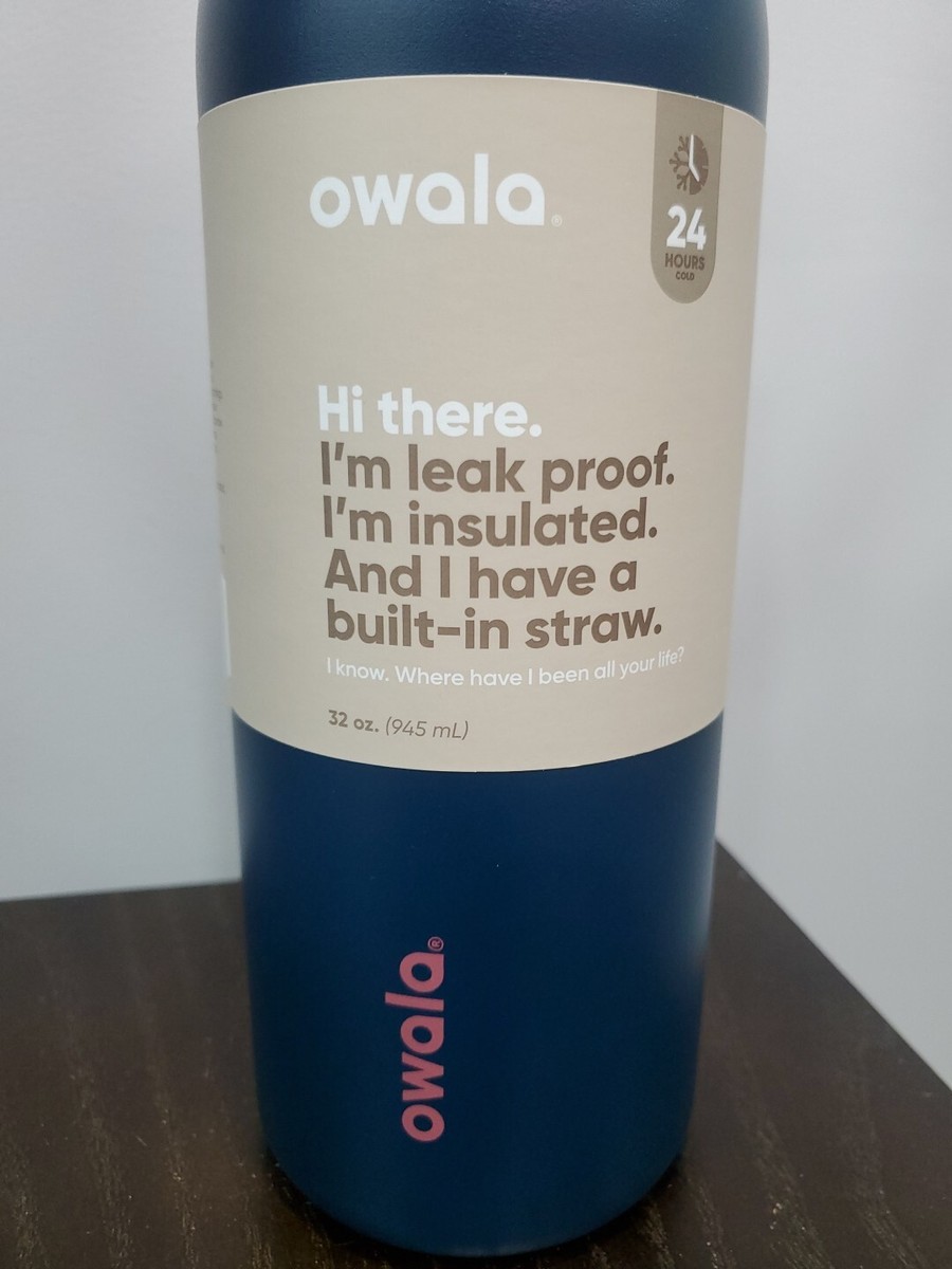 Owala FreeSip Stainless Steel Water Bottle / 32oz / Color: Sleepy