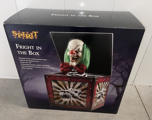 Spirit Halloween Fright In The Box Retired Animated Halloween. RAR!