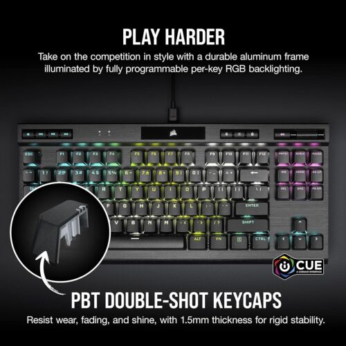 Corsair K70 RGB TKL CHAMPION SERIE schlüssellos optisch-mechanisch - Bild 6 von 9