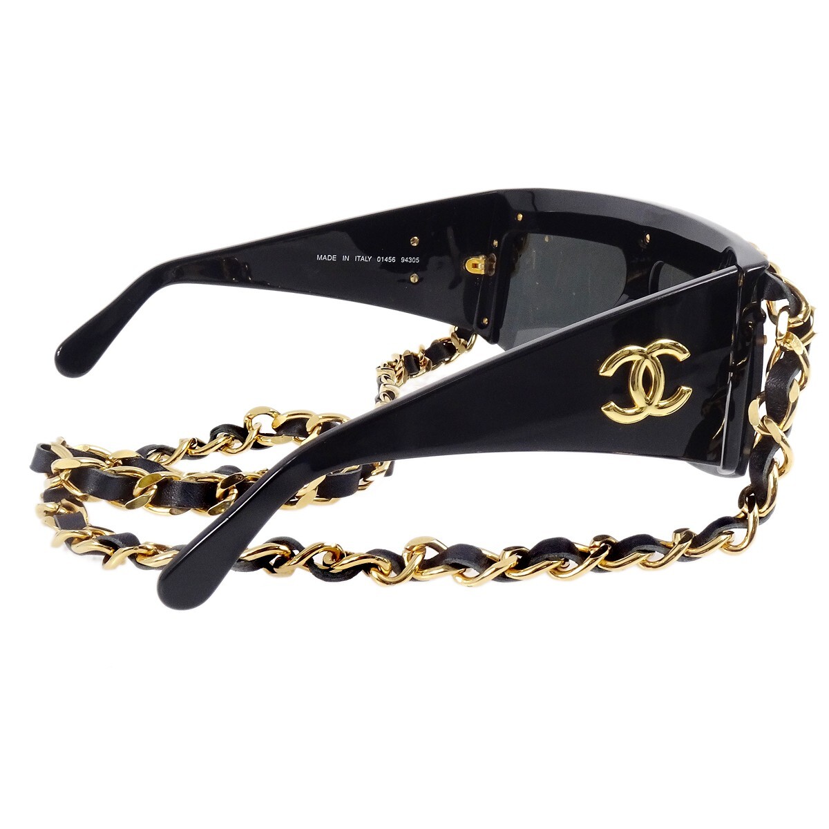 Chanel Chain Sunglasses Eyewear Black 01456 94305 123179 | eBay Chanel Chain Sunglasses Eyewear Black 01456 94305 123179 | eBay