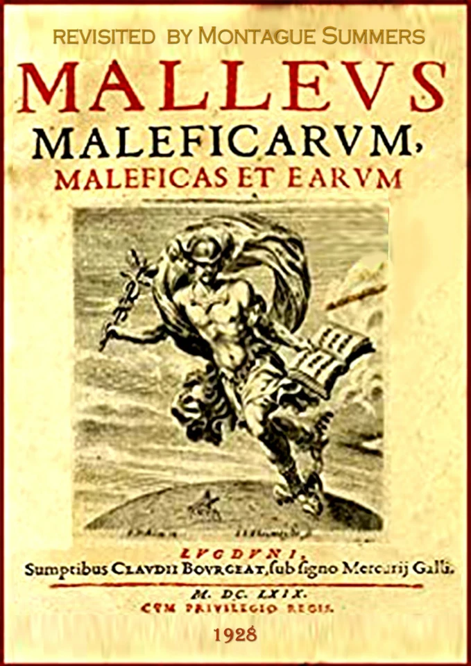 Antique Book Witchcraft History Malleus Maleficarum Magic Occult Religion Church - Image 2 of 4