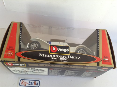 🔥Lot vintage🚗 BBURAGO MERCEDES BENZ SSK 1928 1/24 🔥🏖️ SUMMER SALE 🏖️ 🌊🐋 - Foto 8 di 19