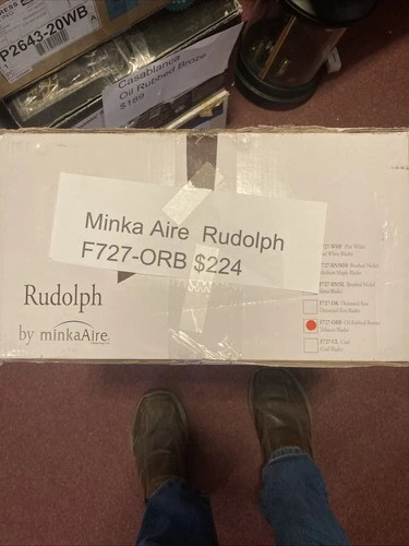 Minka-Aire F727-ORB 52 inch Ceiling Fan - Brown - Picture 1 of 3