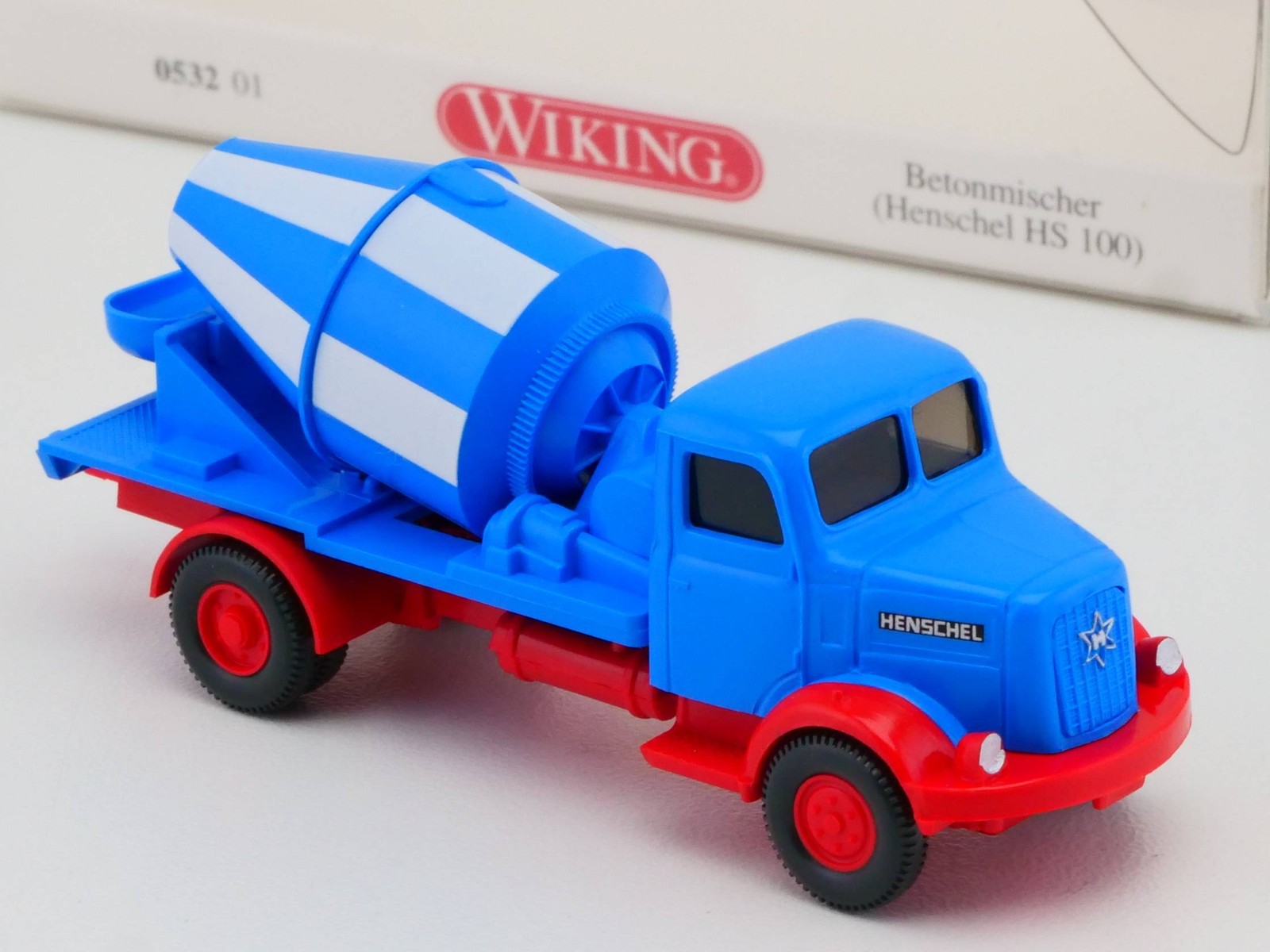 Wiking 053201 Henschel HS 100 Concrete Mixer 1:87 H0 Mint! OVP 1706-17-40