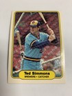 1982 Fleer Ted Simmons Milwaukee Brewers