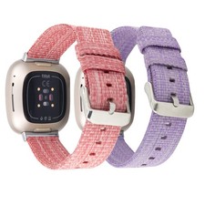 2-Pack Bands Compatible with fitbit Sense 2/Versa 4/Versa 3/Sense, Breathable...