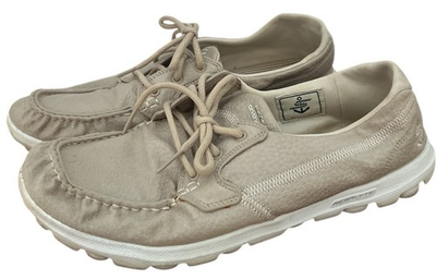#ad #ad Sketchers Boat Shoes Size 10 Women’s Loafers Memory Foam On the Go $17.98