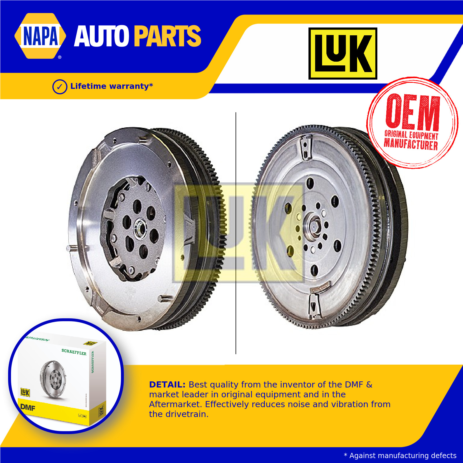 Dual Mass Flywheel DMF 415057910 LuK 21207621180 7621180 Top Quality Guaranteed
