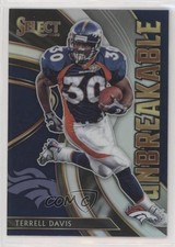 2020 Panini Select Unbreakable Silver Prizm Terrell Davis #U20 HOF 00gq