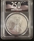 2026 AMERICAN SILVER EAGLE PCGS MS70 FS 250TH ANNIVERSARY LABEL SKU 53567838