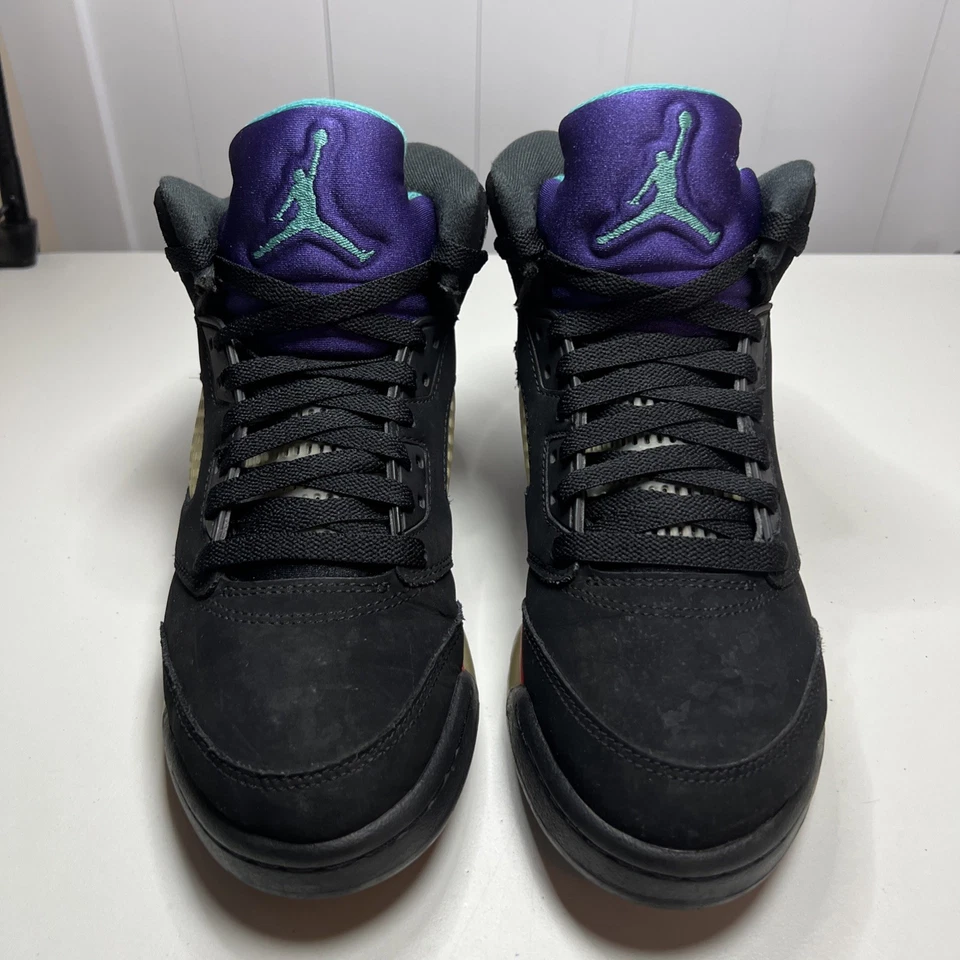 Tamanho 7Y (GS) - Jordan 5 Retro Top 3 Preto 2020 - Imagem 3 de 4