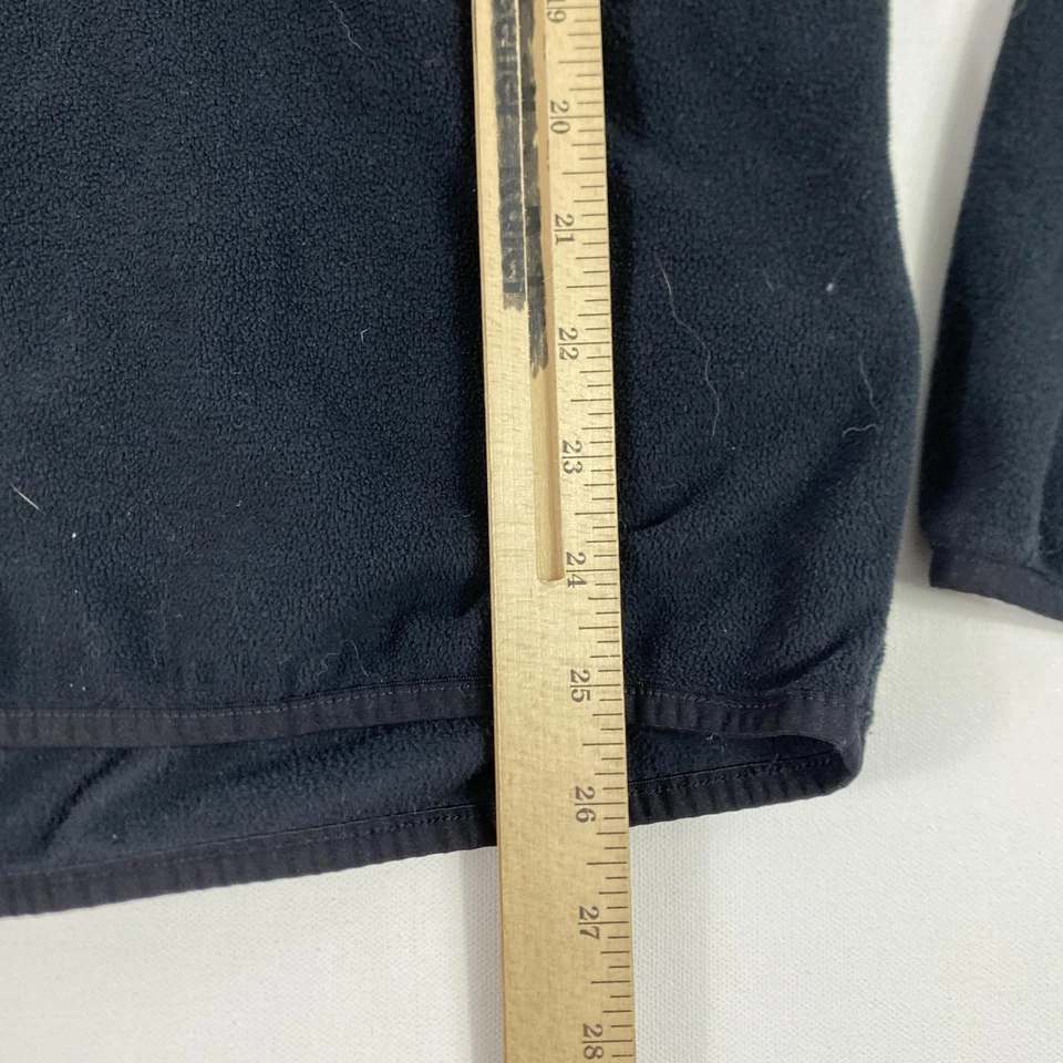 Suéter Top Pullover The North Face Para Mujer Grande Negro Polar Cuarto Cremallera Foto 3 de 4