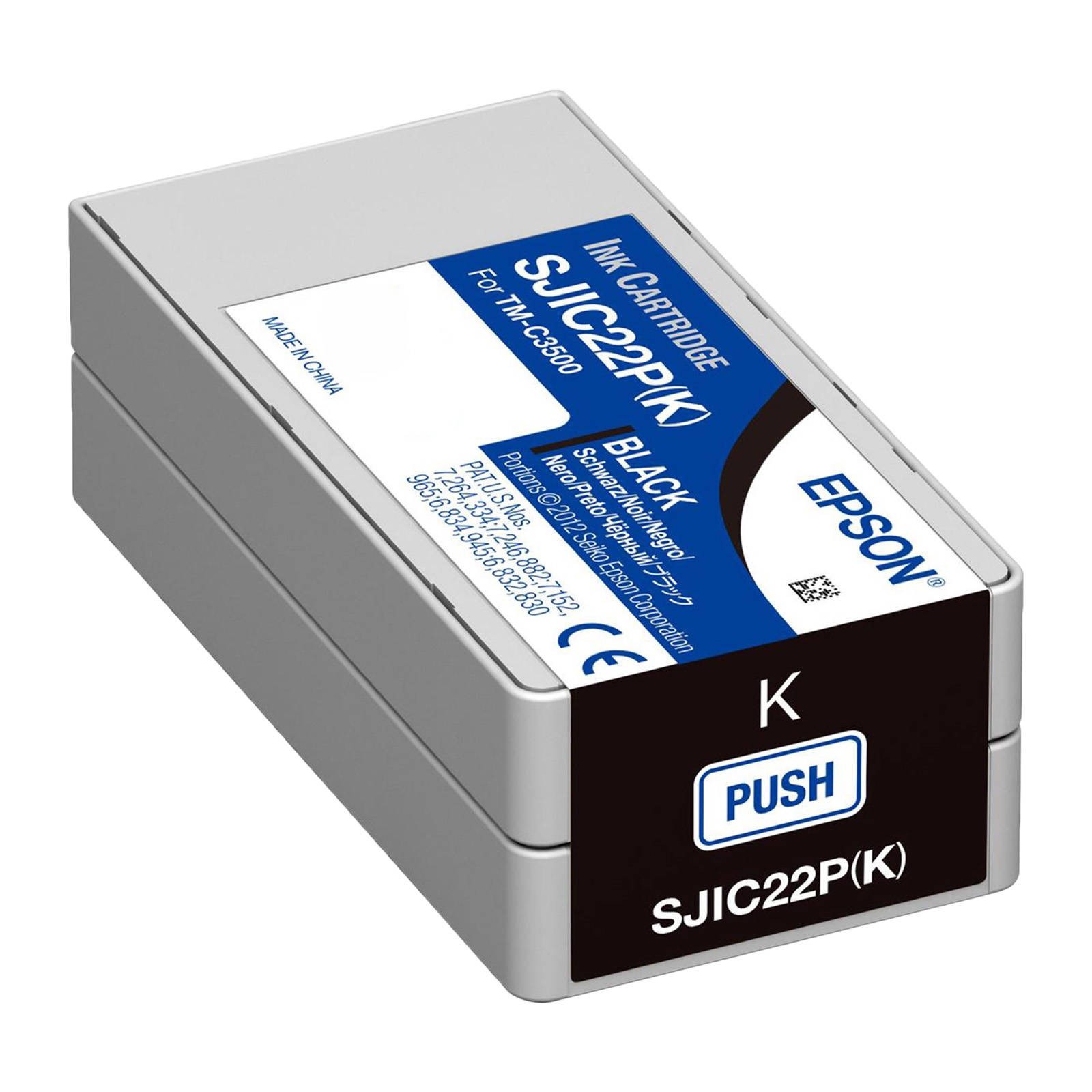 Original Epson SJIC22P(K) Black Ink Cartridge (C33S020601)