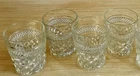 4 VINTAGE ANCHOR HOCKING WEXFORD OLD FASHIONED WHISKEY BRANDY TUMBLERS 3 3/4"
